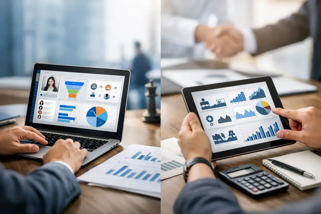 CRM ERP diferencias: cuál necesita tu empresa